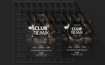 Club Remix PSD Flyers Templates