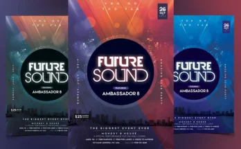 Future Sound Flyer Template