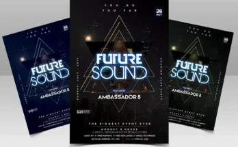 Future Sound Futuristic Flyer