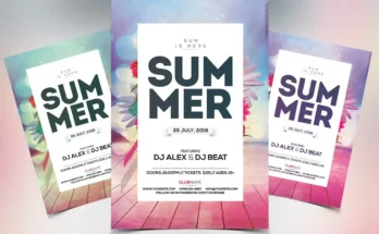 Summer Event Flyer Template