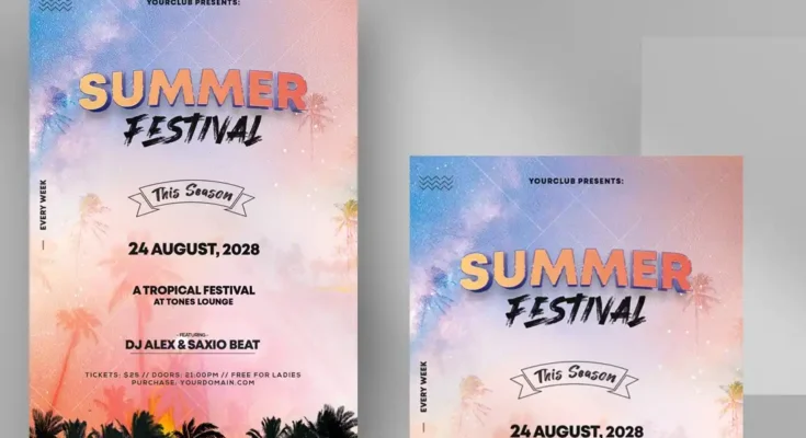 Summer Festival Party Flyer