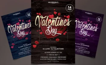 Valentines Day Flyer Template