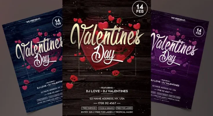 Valentines Day Flyer Template