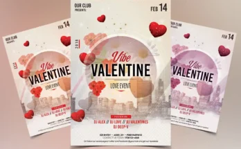 Vibe Valentines Flyer Template