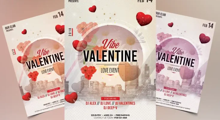 Vibe Valentines Flyer Template