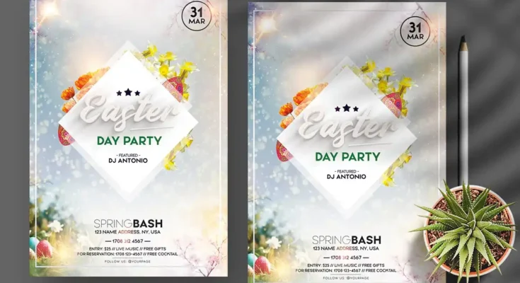 Easter Day Flyer Template