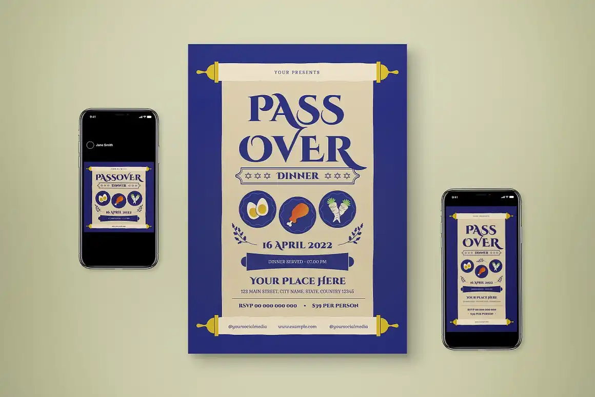 Passover Flyer Set