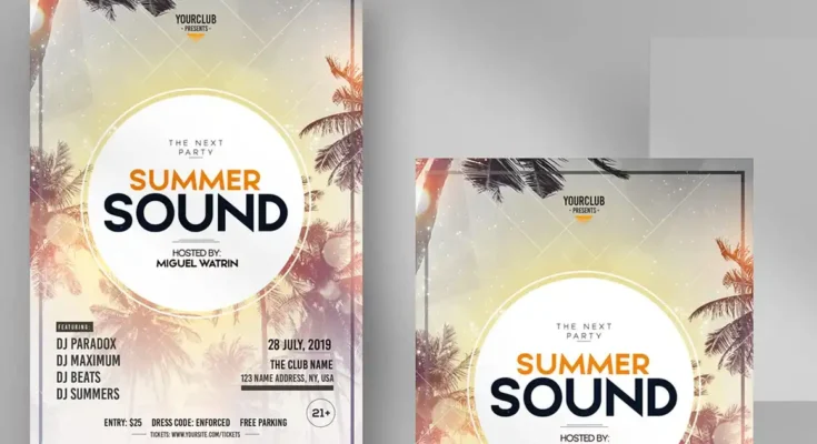 Summer Sound Party Flyer