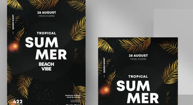 Summer Elegant Invitation Flyer