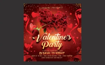 Valentines Party Flyer