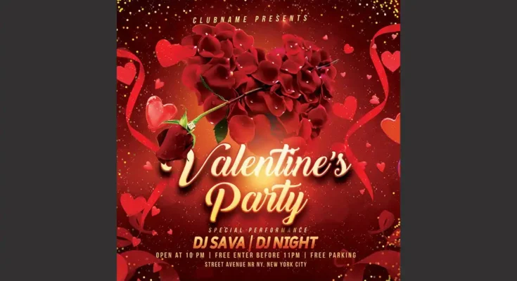 Valentines Party Flyer