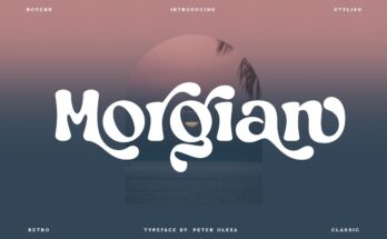 Morgian Soft Display Font