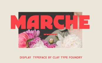 Marche Display Font