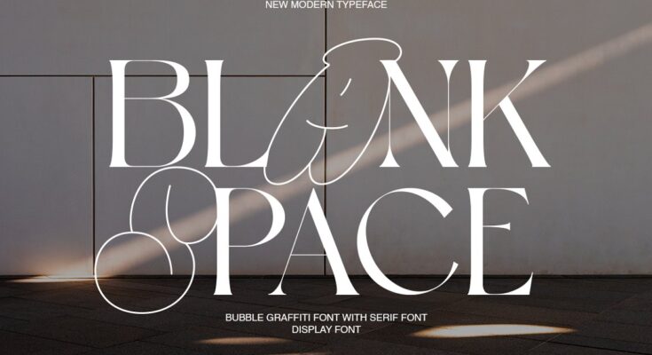 Blank Space Modern Display Font