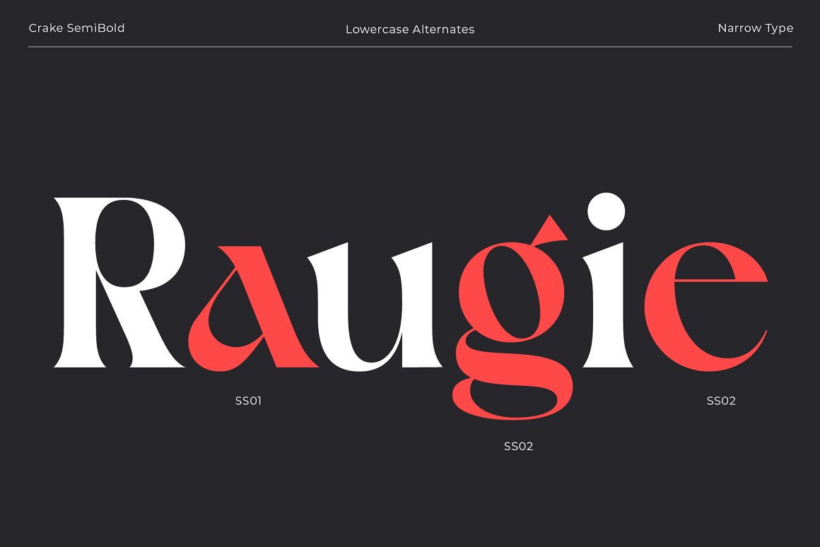 Crake Serif Fonts 5