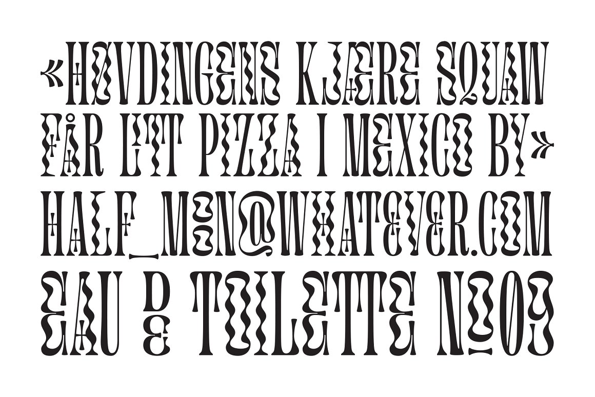 Glassure Typeface Font 5