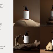 Amber Bottle Mockups