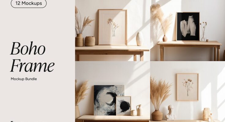 Boho Frame Mockup