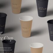 Paper Coffee Cup Mockup