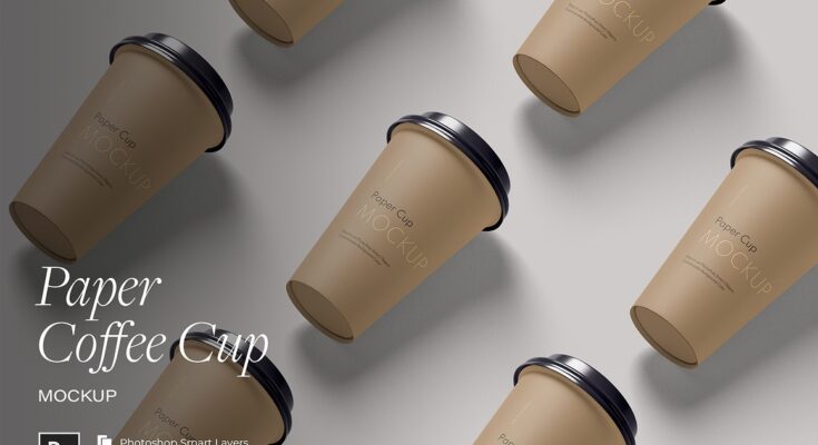 Coffee Cup PSD Mockup