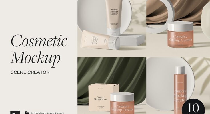Cosmetic Mockup PSD