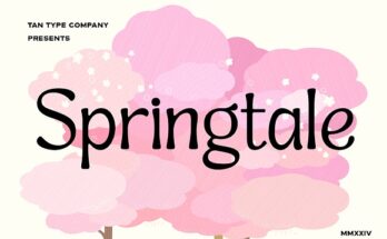 TAN SPRINGTALE FONT