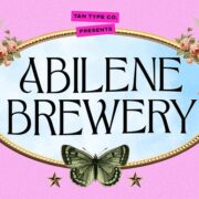 TAN ABILENE BREWERY FONT