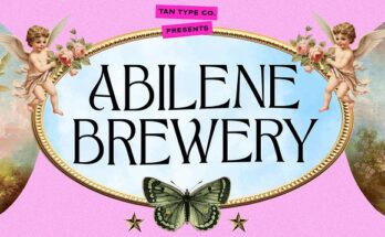 TAN ABILENE BREWERY FONT