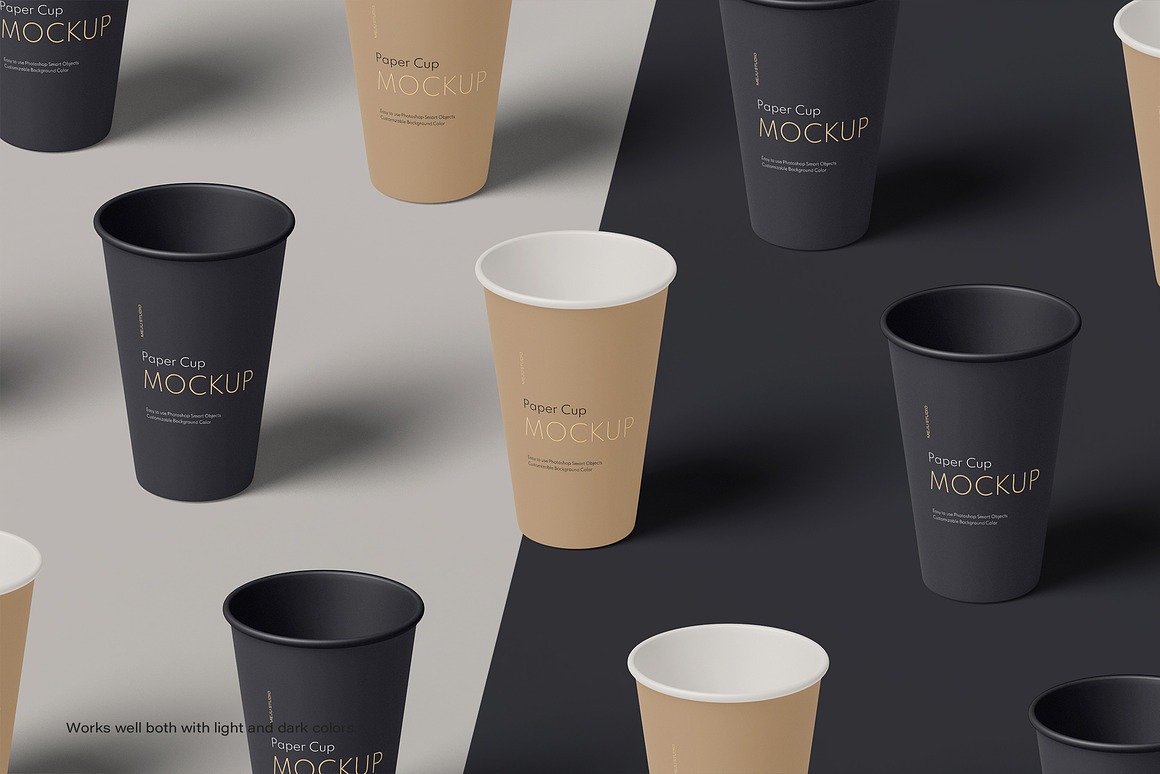 Paper Coffee Cup Mockup 2