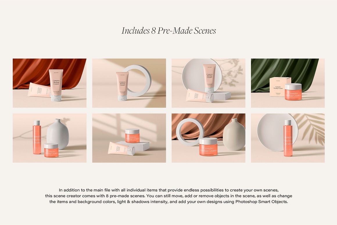 Cosmetic Mockup PSD 2