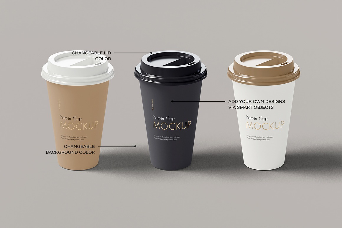 Coffee Cups Mockup 3