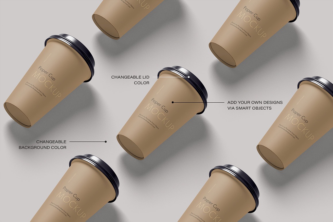 Coffee Cup PSD Mockup  3