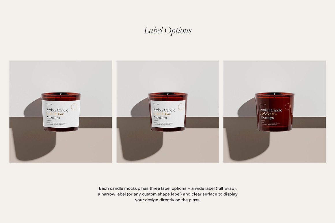 Amber Glass Candle Box Mockup  3