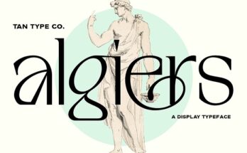 TAN ALGIERS FONT