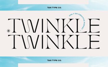 TAN TWINKLE FONT