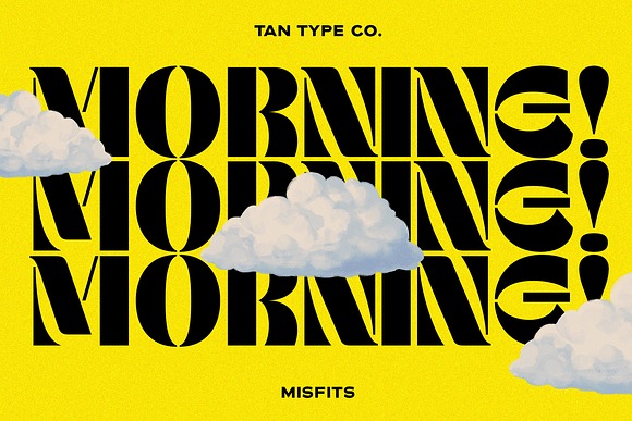 TAN MISFITS FONT 2