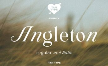 TAN - ANGLETON FONT