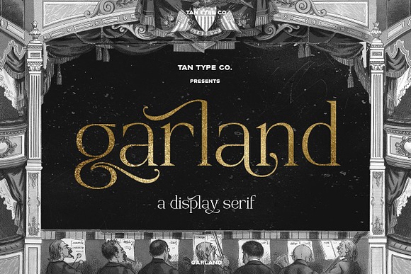 TAN GARLAND FONT