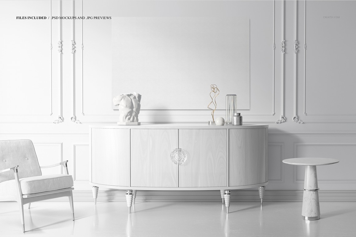 Antique Interior Print Mockup 2