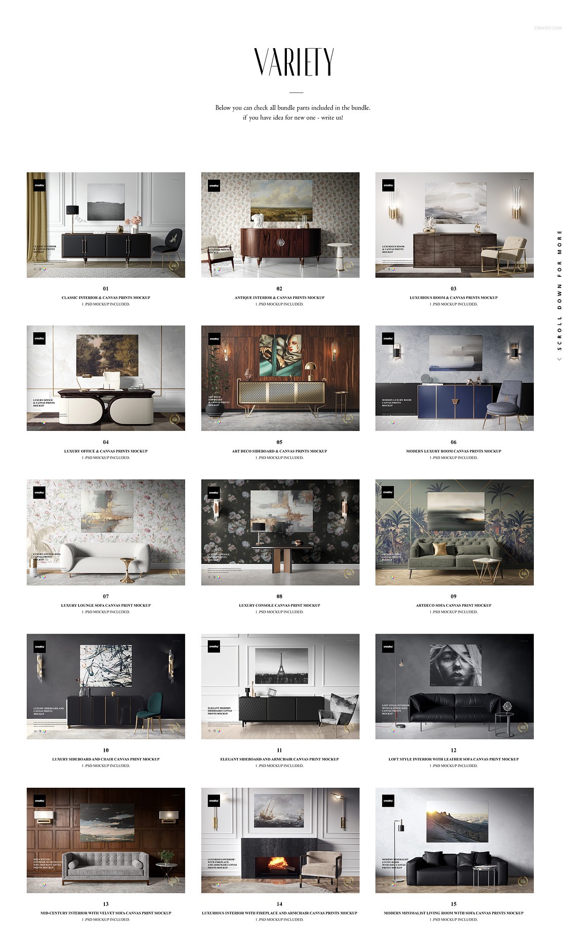 Luxury Interior Print Mockups 2