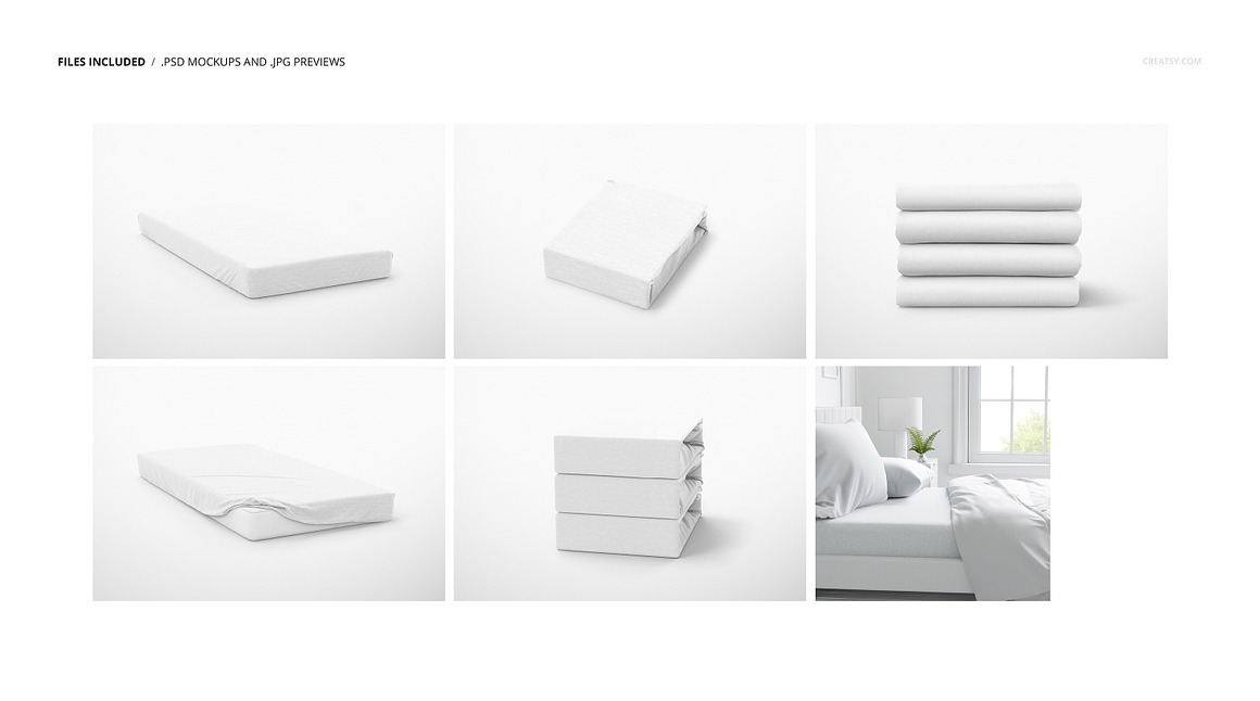 Brushed Cotton Sheet Mockup 2