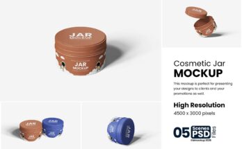 Tin Jar Mockup