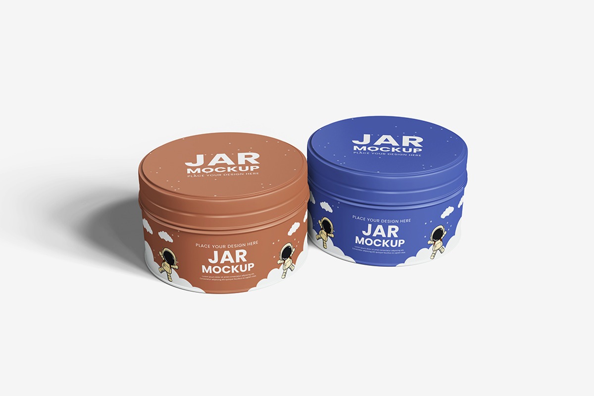 Tin Jar Mockup  2